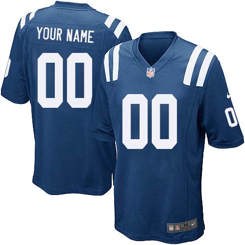 Nike Indianapolis Colts Customized Royal Blue Stitched Youth NFL Jersey